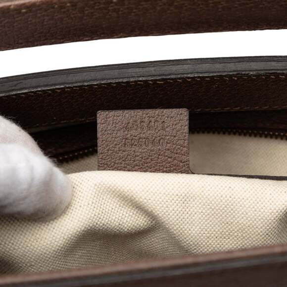 GUCCI Brown Leather Shoulder Bag - Picture 6 of 6